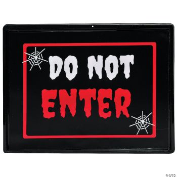 Do Not Enter Neon Light-Up Sign