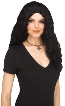 Crimped Sorceress Wig - Black