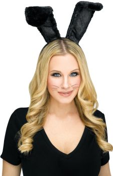 Bunny Headband - Black