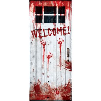 Welcome Door Cover 72 X 30In