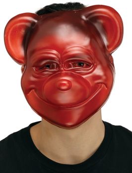 Red Goofy Gumme Bear Mask