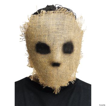 BURLAP HORROR HOCKEY MASK