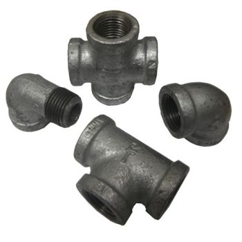 Galvanized Pipe Fittings (1/2 NPT)