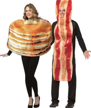 Pancake & Bacon Slice Couples Costume