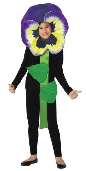 Purple Pansy Flower Adult Costume