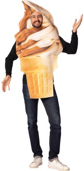 Get Real Soft Serve Ice Cream Cone Adult Costume