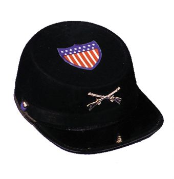 Economy Civil War Cap - Blue - Hat Size L (23" C)