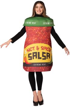 Hot & Spicy Salsa Jar Adult Costume