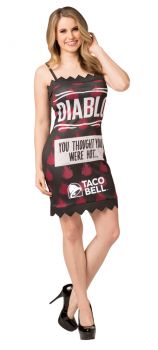Taco Bell Packet Dress - Diablo - Adult S/M