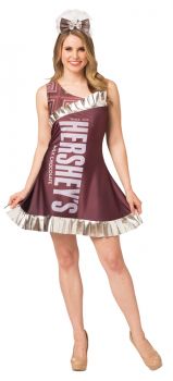 Women's Hersheys Bar Womens Dress - Adult S/M