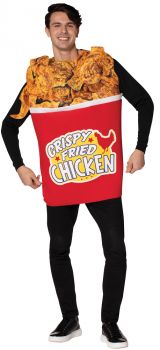 Bucket Of Fried Chicken Adult Costume