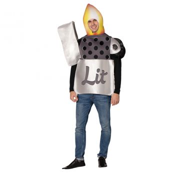 Lit Lighter Costume Adult Costume