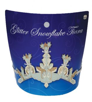 Glittery Snow Tiara