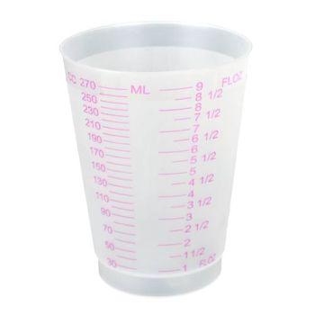 8oz Graduated Plastic Cups