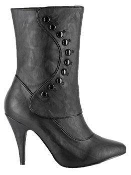 Women's Ruth Victorian Boot - Black - Women's Shoe 7