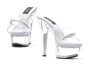Women's Jesse Clear Platform High-Heels - Women's Shoe 6