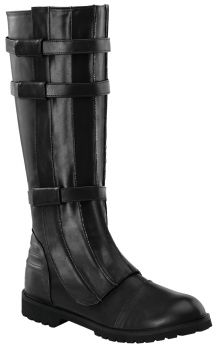 Men's Walker Boots #130 - Black - Black - Men's Shoe XL (14)