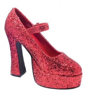 Women's Mary Jane Platform High-Heel - Red - Women's Shoe 11