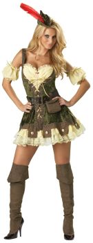 Women's Racy Robin Hood Costume - Adult L (12 - 14)