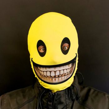Faceskinz Smiley Yellow Face Slip Over Mask