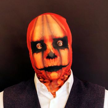Faceskinz Pumpkin Face Slip Over Mask