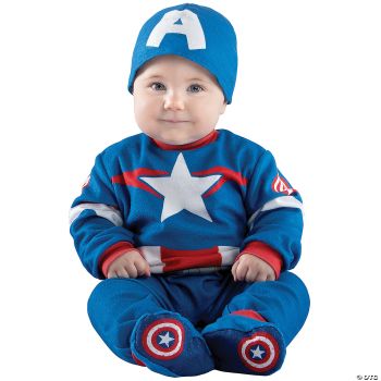 Capt. America Steve Rogers Infant Costume - Toddler Medium