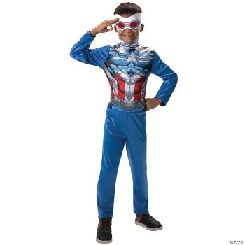 Capt. America Sam Wilson Value Child Costume - Child Medium
