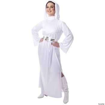 Princess Leia™ Adult Hooded Costume - Adult X-Small