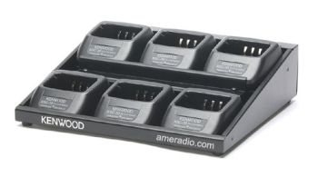 Six Unit Multi Charger for Li Ion Kenwood Radios