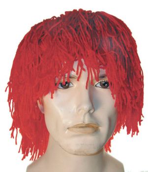 Bargain Rag Boy Wig - Red