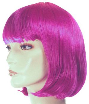 China Doll Wig - Hot Pink