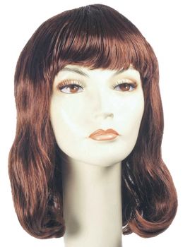 Long Bob With Bangs 375 Wig - Light Chestnut Brown