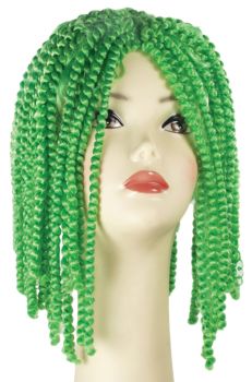 Bargain Spring Curl Wig - Green