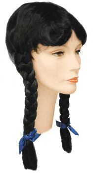 Special Bargain Braided With Bang Wig - Black