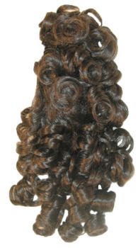 Curly Banana Clip Hairpiece - Black