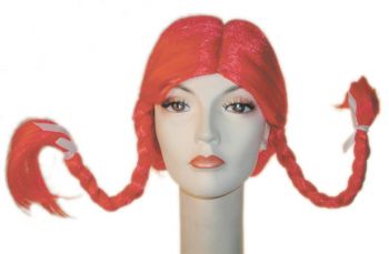 Deluxe Pippi Wig - Red