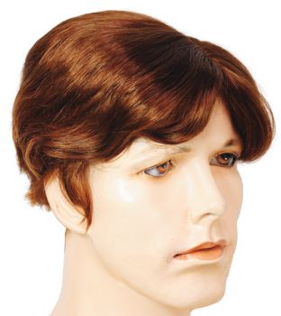 Men's Side-Part Wig - Medium Brown Red