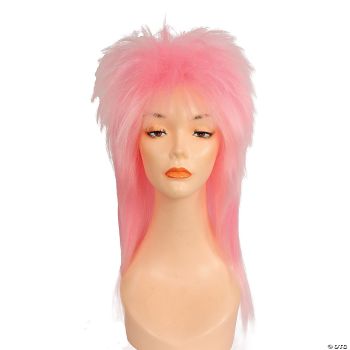 Punk Fright Wig - Light Pink