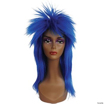 Punk Fright Wig - Royal Blue
