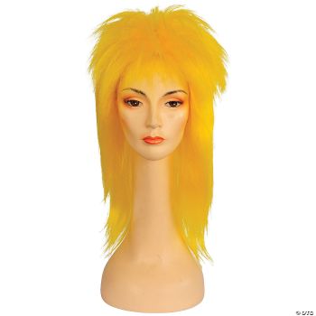 Punk Fright Wig - Yellow