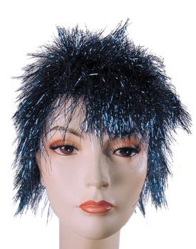 Tinsel Punk Wig - Blue