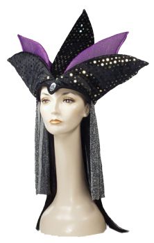 Deluxe Witch Headdress - Black