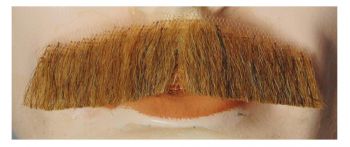 Mustache M3 - Human Hair - Deep Golden Blonde