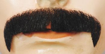 Discount Villain M1 Mustache - Synthetic - Medium Brown