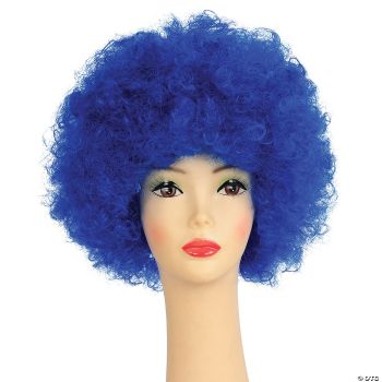 Bargain Afro Wig - Blue