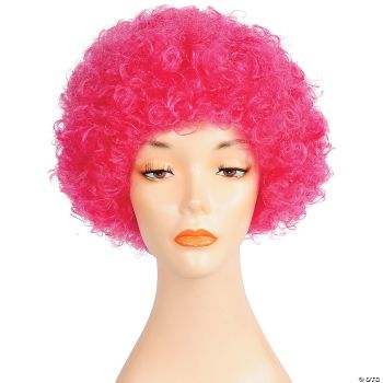 Bargain Afro Wig - Dark Pink