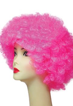 Bargain Afro Wig - Hot Pink