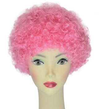 Bargain Afro Wig - Light Pink