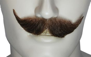M204 Mustache - Human Hair - Light Brown