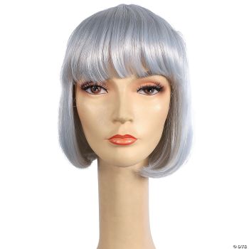 Bargain China Doll Wig - Gray White
